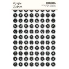   Simple Stories Matrica  - Sticker Book - Simple Vintage Essentials (12 ív)