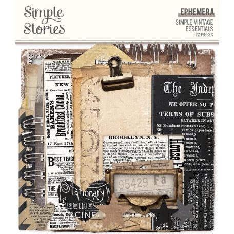 Simple Stories Kivágatok  - Ephemera - Simple Vintage Essentials (1 csomag)