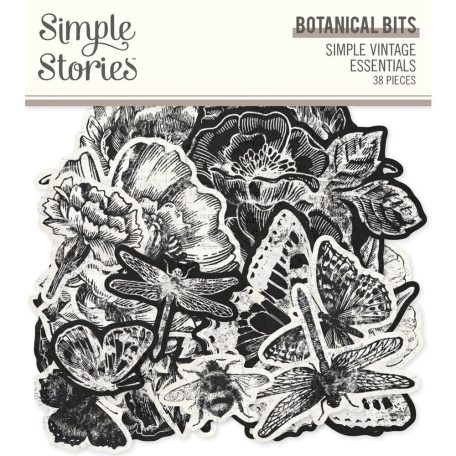 Simple Stories Kivágatok  - Botanical Bits - Simple Vintage Essentials (1 csomag)