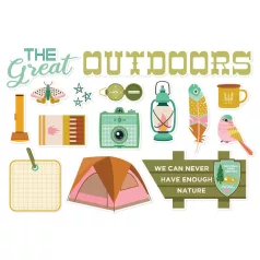   Simple Stories Kivágatok  - Simple Pages Pieces - Trail Mix (1 csomag)