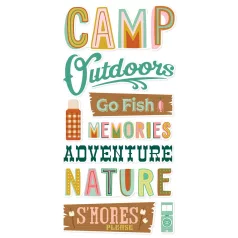 Simple Stories Matrica  - Foam Stickers - Trail Mix (2 ív)