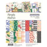   Simple Stories Papírkészlet 6"x8" - Paper Pad - The Little Things (24 lap)