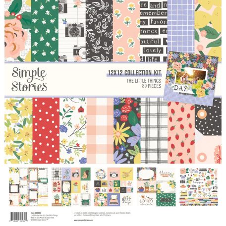 Simple Stories Scrapbook papírkészlet 12" (30 cm) - Collection Kit - The Little Things (1 csomag)