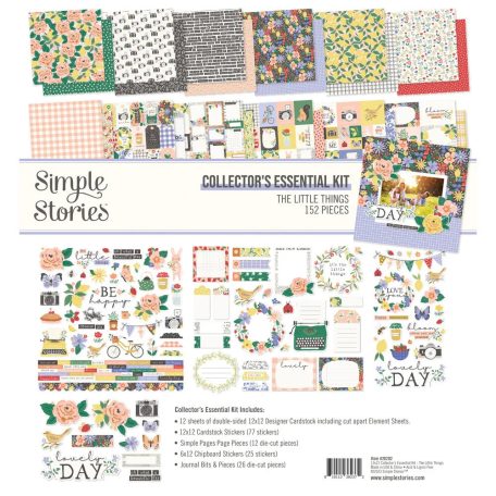 Simple Stories Scrapbook papírkészlet 12" (30 cm) - Collector's Essential Kit - The Little Things (1 csomag)