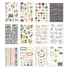   Simple Stories Matrica  - Sticker Book - The Little Things (12 ív)