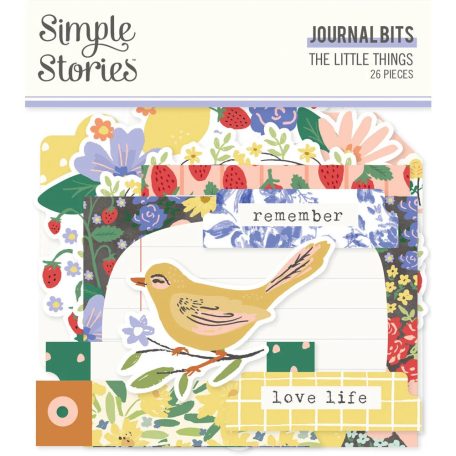 Simple Stories Kivágatok  - Journal Bit - The Little Things (1 csomag)