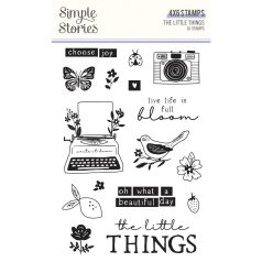   Simple Stories Szilikonbélyegző  - Clear Stamps - The Little Things (1 csomag)