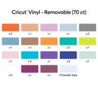   Öntapadós fólia lapok - visszaszedhető 12" (30 cm), Removable Removable/ Premium Vinyl (70 ív)