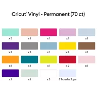   Öntapadós fólia lapok - tartós 12" (30 cm), Permanent Removable/ Premium Vinyl (70 ív)