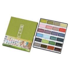   Kuretake Gansai Tambi Akvarell festék készlet - Set 24 Colours II (24 szín)
