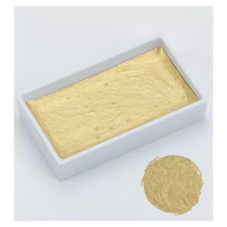 Kuretake Gansai Tambi Akvarell festék - Light Gold (1 db)