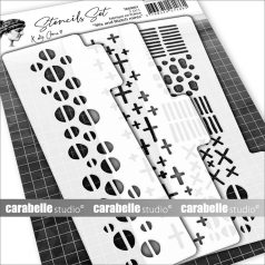   Carabelle Studio Stencil - Mix And Match Minis - Stencils Set (3 db)