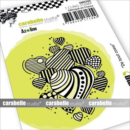 Carabelle Studio Gumibélyegző Small - De Tout Coeur - Cling Stamp (1 db)