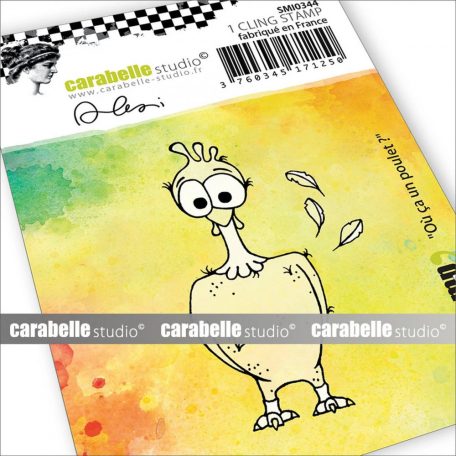 Carabelle Studio Gumibélyegző Small - Où ça un poulet? by Alexi - Cling Stamp (1 db)