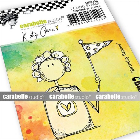 Carabelle Studio Gumibélyegző Small - Birthday Banner By Kate Crane - Cling Stamp (1 db)
