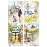   Ciao Bella Rizspapír A4 - Notre Vie Cards - Notre Vie - Rice Paper (1 ív)