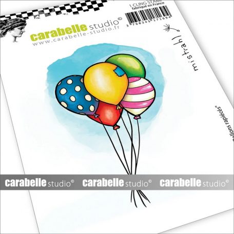 Carabelle Studio Gumibélyegző A7 - Ballons Rapiécés - Cling Stamp (1 db)