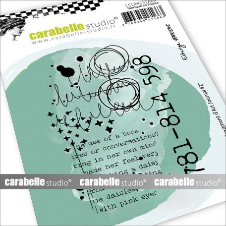 Carabelle Studio Gumibélyegző A7 - Fragment D'Art Journal #2 - Cling Stamp (1 db)