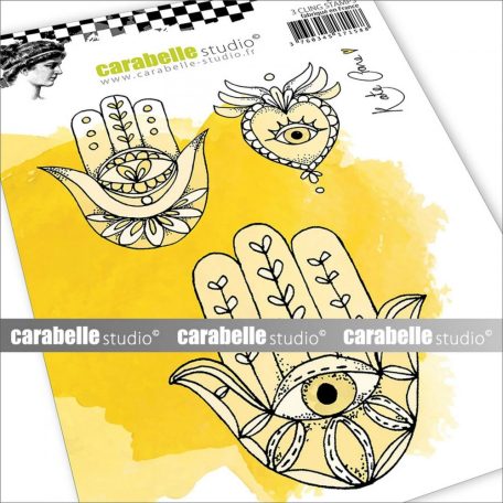Carabelle Studio Gumibélyegző A6 - Hamsa - Cling Stamp (1 db)