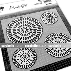   Carabelle Studio Stencil - Mandalas Du Printemps - Masks Set (5 db)