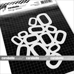 Carabelle Studio Stencil A6 - Briques - Stencil Round (1 db)