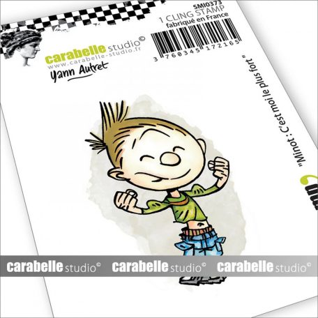 Carabelle Studio Gumibélyegző Small - Minot C'Est Moi Le Plus Fort - Cling Stamp (1 db)
