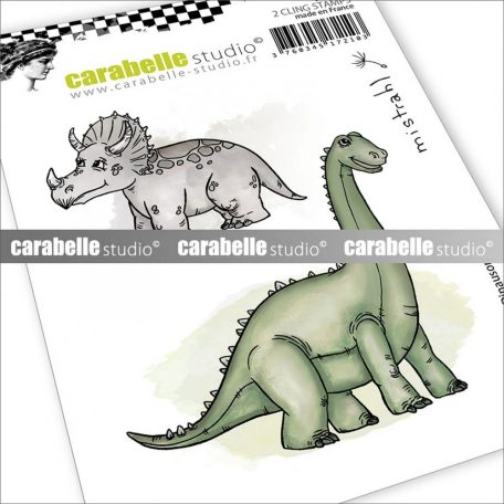 Carabelle Studio Gumibélyegző A7 - Dinosaures - Cling Stamp (1 db)