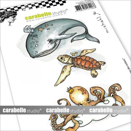 Carabelle Studio Gumibélyegző A6 - Gardiennes Des Océans - Cling Stamp (1 db)