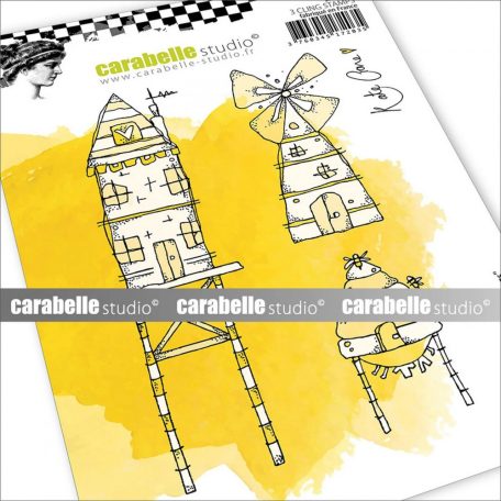 Carabelle Studio Gumibélyegző A6 - Dwellings - Cling Stamp (1 db)