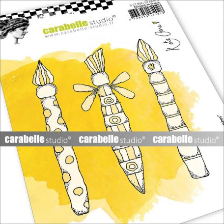 Carabelle Studio Gumibélyegző A6 - Paint Brushes - Cling Stamp (1 db)