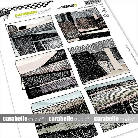 Carabelle Studio Gumibélyegző A5 - Etude Graphique Paysages - Cling Stamp (1 db)