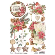   Ciao Bella Rizspapír A4 - Home decorations - Christmas Vibes - Rice Paper (1 ív)