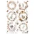 Ciao Bella Rizspapír A4 - White garlands - Cozy Moments - Rice Paper (1 ív)