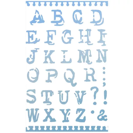 Ciao Bella Stencil 12x20cm - Reporter  - Texture Stencil (1 db)