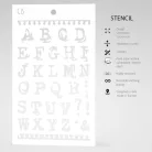 Ciao Bella Stencil 12x20cm - Reporter  - Texture Stencil (1 db)