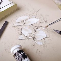   Clairefontaine PaintON rajztömb A5 - 250 g - Naturel/Natúr - Multi-Techniques (30 ív)