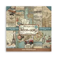   Stamperia Papírkészlet 12" (30 cm) - Around the World - Paper Pack (10 ív)