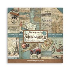   Stamperia Papírkészlet 12" (30 cm) - Around the World - Paper Pack (10 ív)