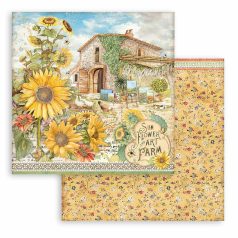   Stamperia Papírkészlet 12" (30 cm) - Sunflower Art - Paper Pack (10 ív)