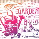 Ciao Bella Stencil 8" (20 cm) - Believe in Tomorrow  - Texture Stencil (1 db)