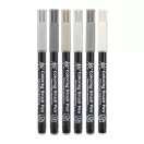 Sakura Ecsetfilc készlet - Urban - Sakura Koi Colouring Brush Pen (6 db)