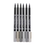   Sakura Ecsetfilc készlet - Urban - Sakura Koi Colouring Brush Pen (6 db)