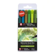   Sakura Ecsetfilc készlet - Botanical - Sakura Koi Colouring Brush Pen (6 db)