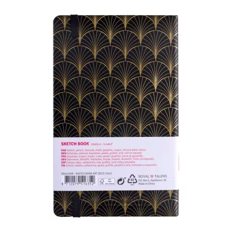 Talens Rajz- és Vázlatfüzet - A5 - Art Deco -140 g - Talens Art Creation Sketch Book (80 lap)