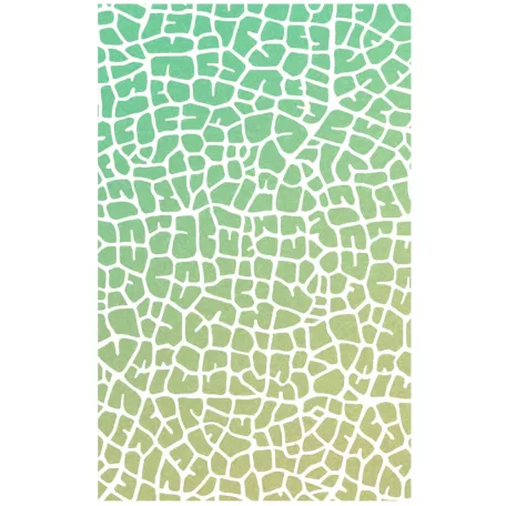Ciao Bella Stencil 12x20cm - Leaf Venation  - Texture Stencil (1 db)