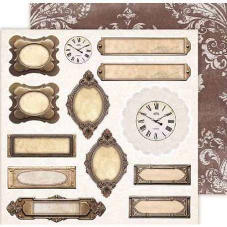 LemonCraft Papírkészlet 8" (20 cm) - Secret Garden - Scrapbooking Paper Pad (1 csomag)