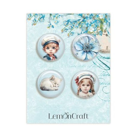 LemonCraft Díszítőelem 2.5 cm - Sunny Love - Buttons (1 csomag)