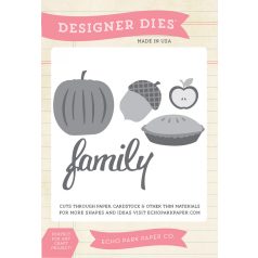   Echo Park vágósablon - Family Fall - Designer Dies (1 csomag)