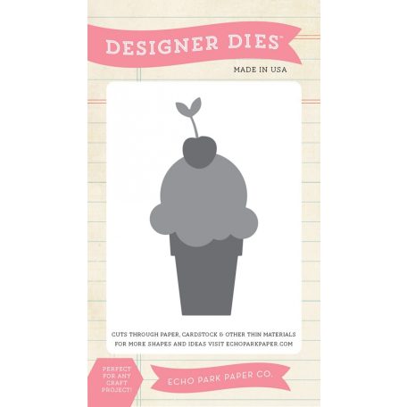Echo Park vágósablon - Ice Cream Cone - Designer Dies (1 csomag)
