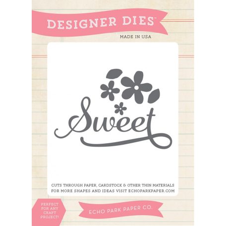 Echo Park vágósablon - Sweet Flower - Designer Dies (1 csomag)